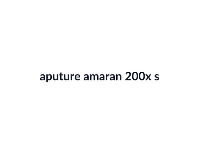 Aputure Amaran 200x S thumbnail 2