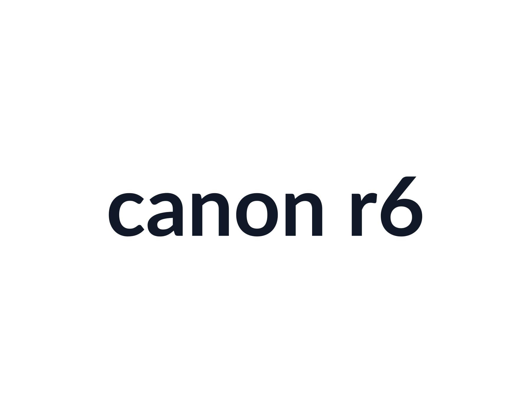 Canon EOS R6 image 2
