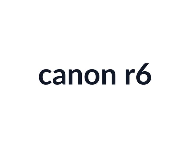 Canon EOS R6 thumbnail 2