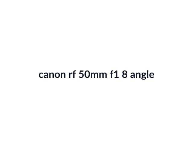 Canon RF 50mm f/1.8 STM thumbnail 3