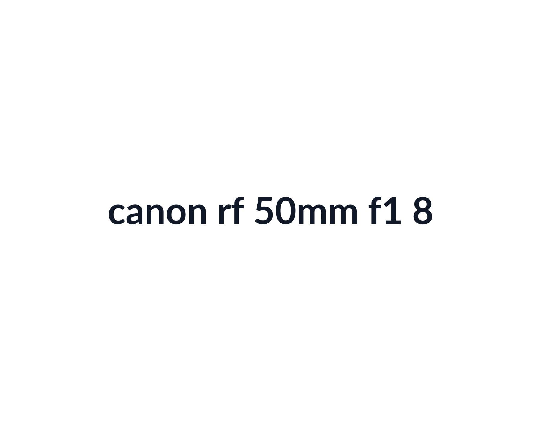 Canon RF 50mm f/1.8 STM image 2