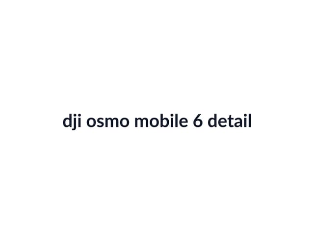 DJI Osmo Mobile 6 thumbnail 4