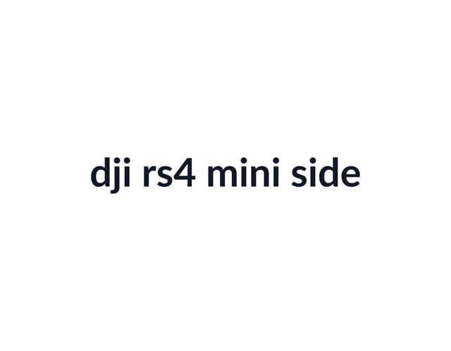 DJI RS 4 Mini thumbnail 4