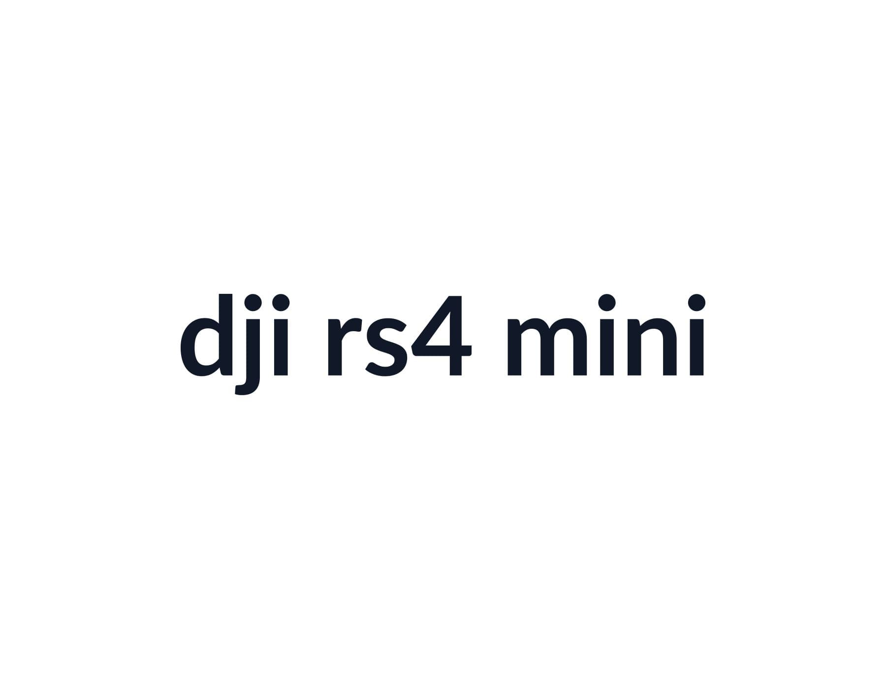 DJI RS 4 Mini image 2