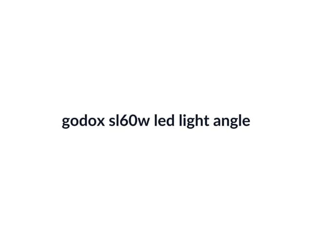 Godox SL60W LED Video Light thumbnail 3