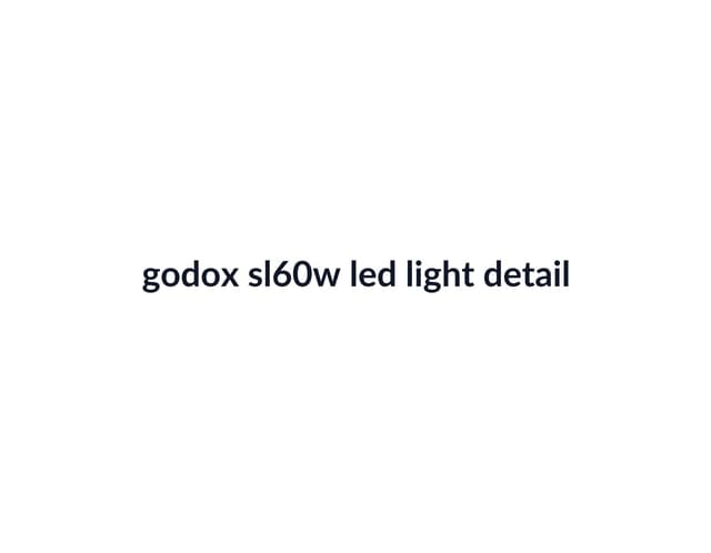 Godox SL60W LED Video Light thumbnail 4