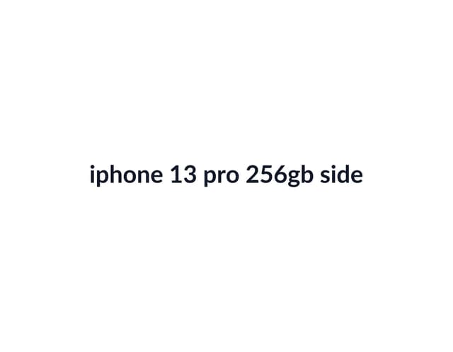 iPhone 13 Pro 256GB thumbnail 4