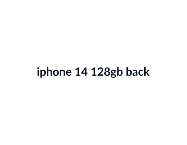 iPhone 14 128GB thumbnail 3