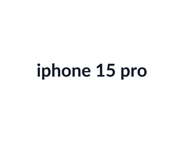 iPhone 15 Pro thumbnail 2