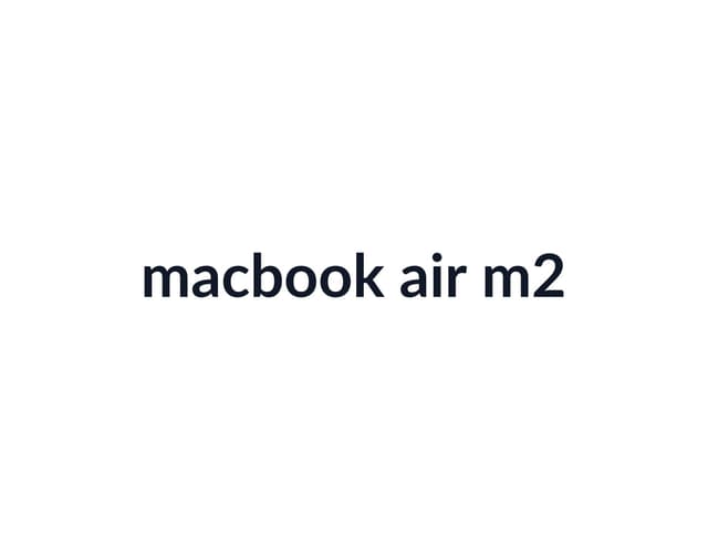 MacBook Air M2 thumbnail 2