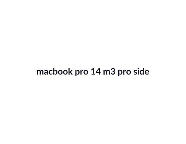 MacBook Pro 14-inch M3 Pro thumbnail 4