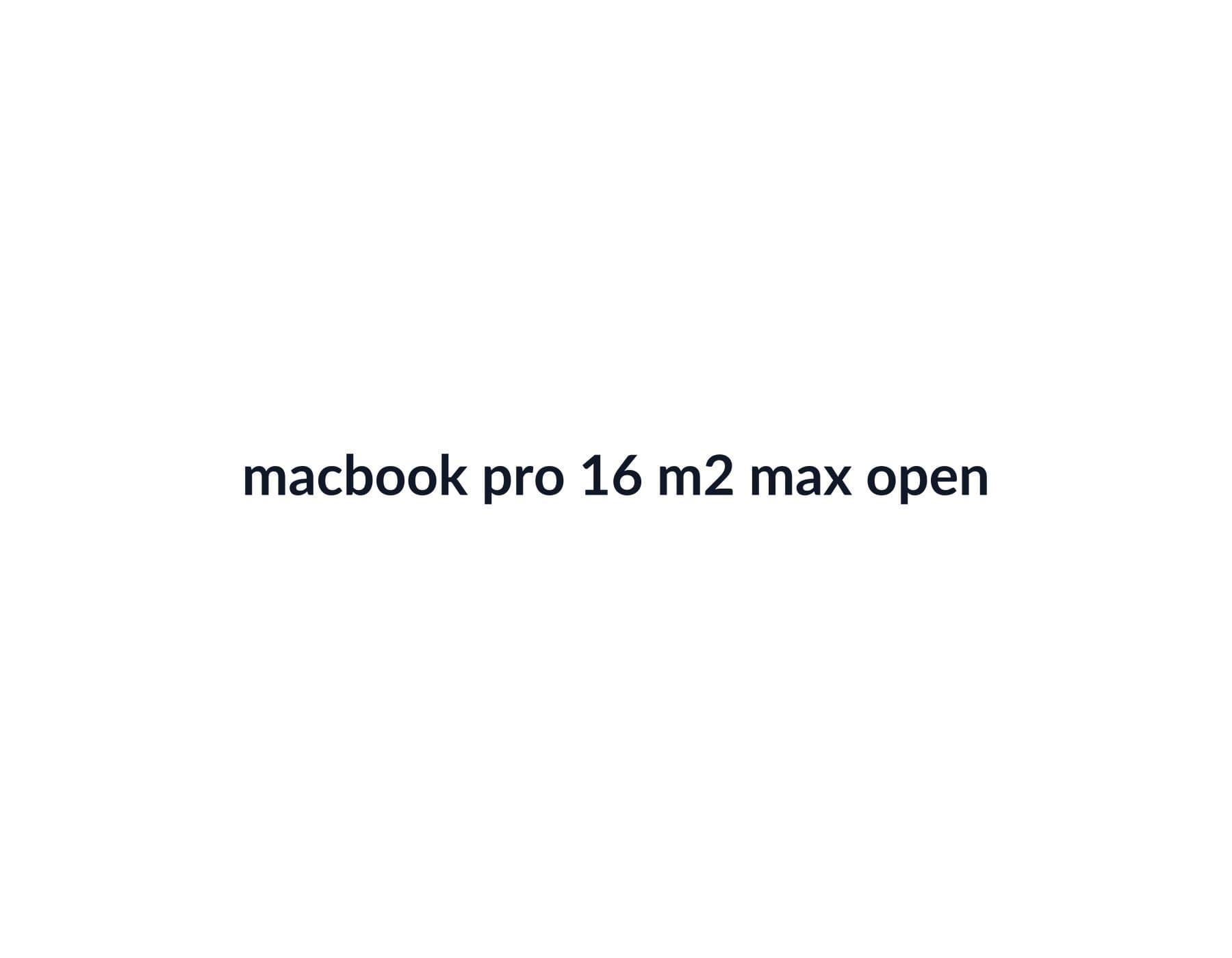 MacBook Pro 16-inch M2 Pro image 3