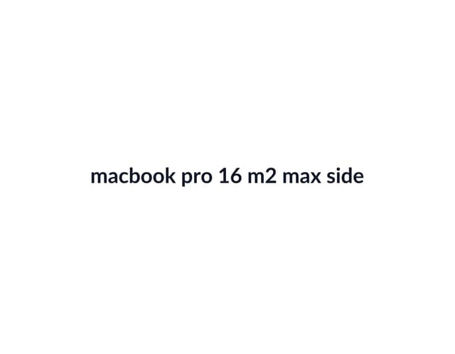 MacBook Pro 16-inch M2 Pro thumbnail 4