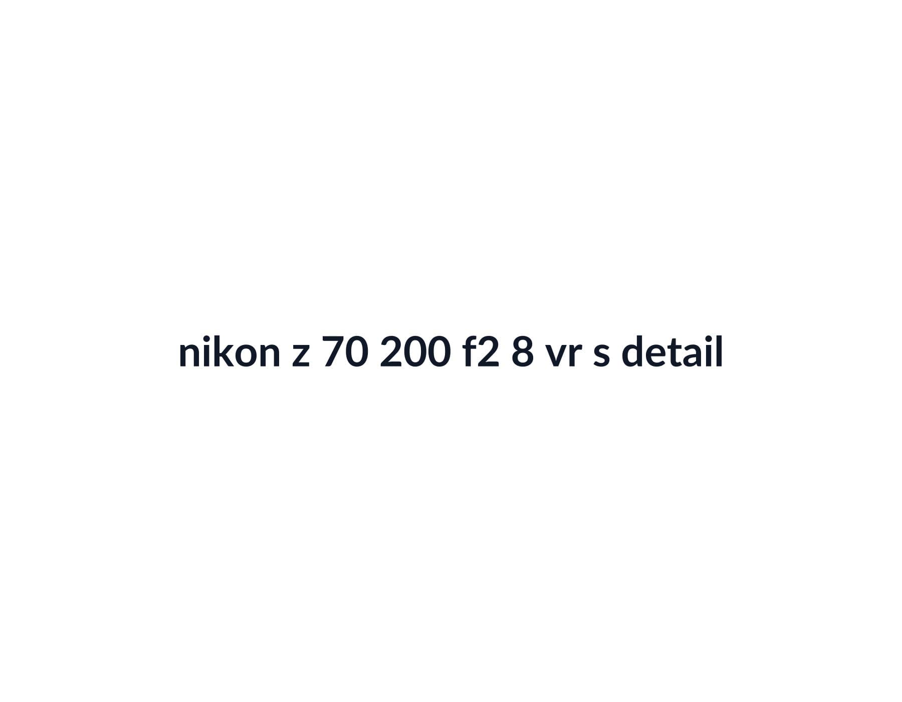 Nikon NIKKOR Z 70-200mm f/2.8 VR S image 4