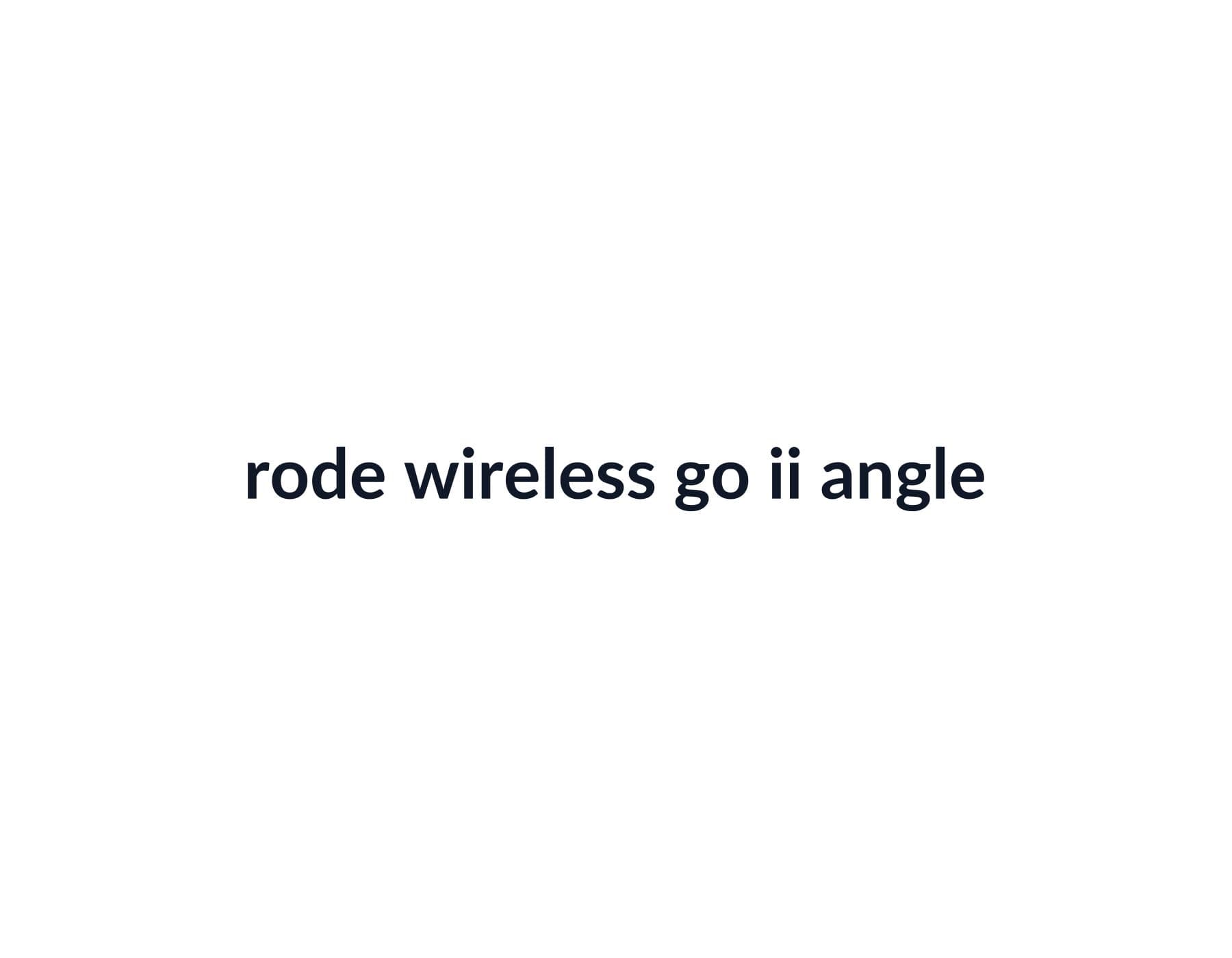 Rode Wireless GO II image 3