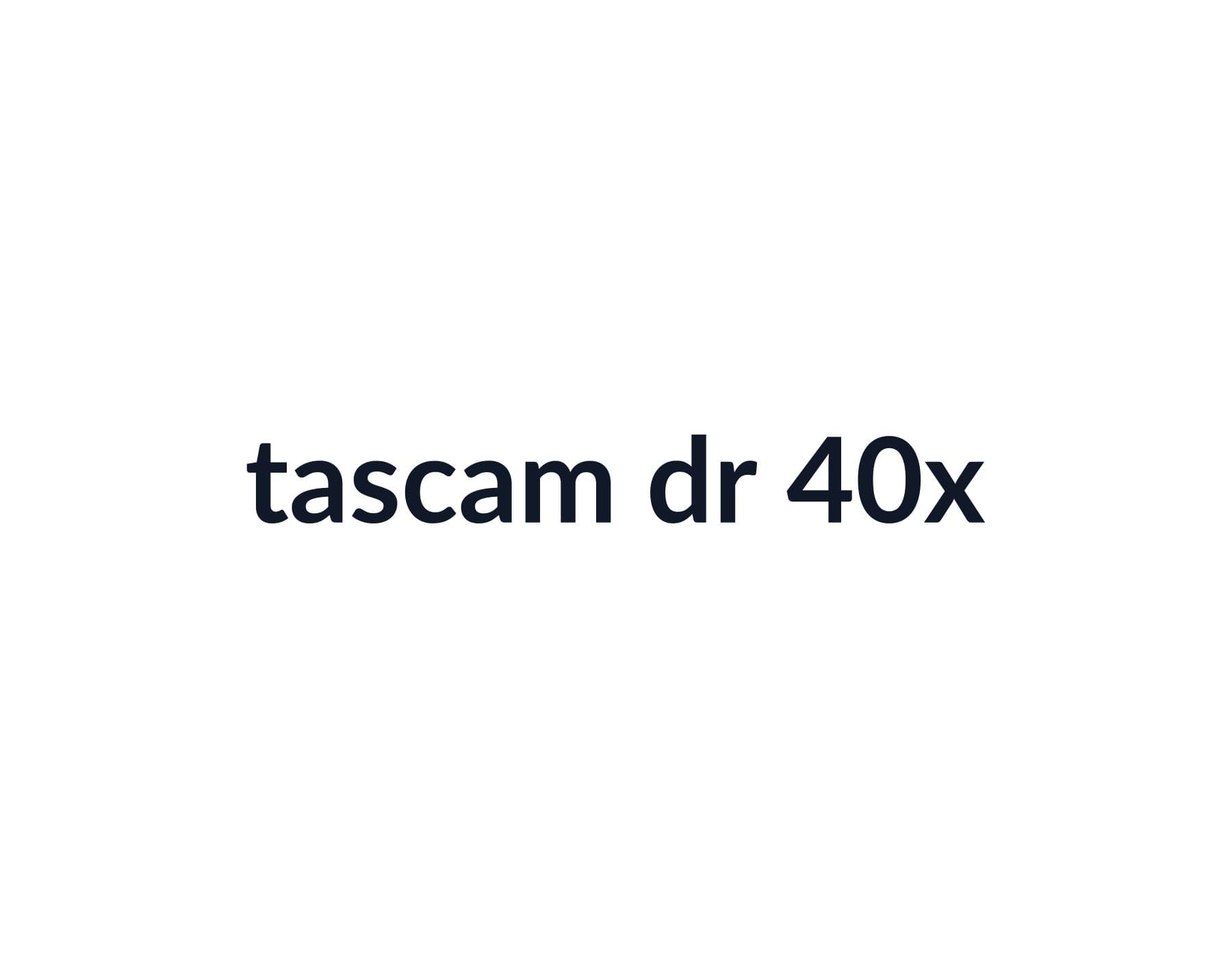 Tascam DR-40X Recorder image 2