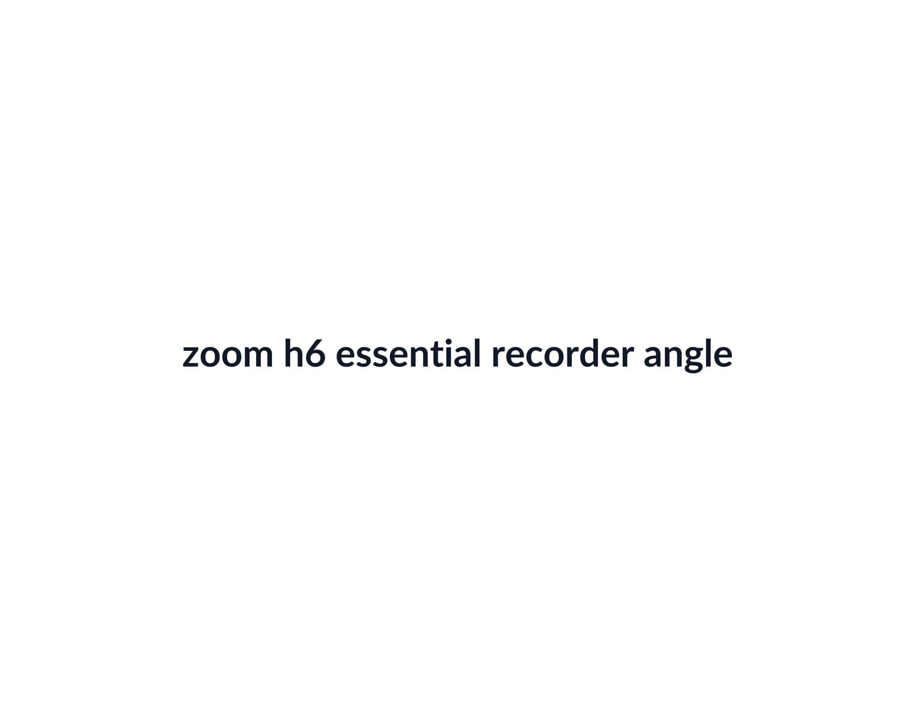 Zoom H6 Essential Recorder image 3